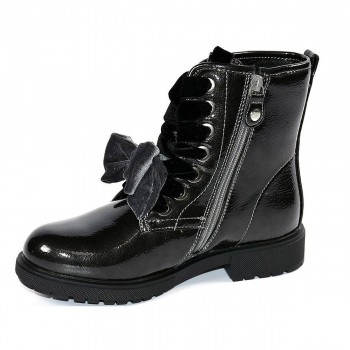 56856 Gioseppo Botín Comprar Botín estilo militar en charol, forro textil. Cierre con cremallera, cordones ajustables y lazo de  2