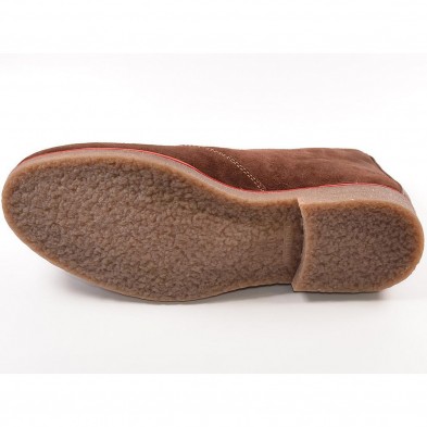 5301 Baerchi Botín Comprar Botín en piel serraje. Forro y plantilla textil. Cierre en cordones ajustables y piso de goma antides