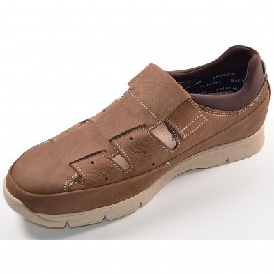 5088 Baerchi Sandalia Sandalia en piel nobuck, forro interior y plantilla en textil acolchado. Cierre con velcro ajustable y pis