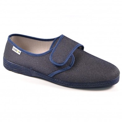 614 Cosdam Zapatilla Zapatilla textil con acolchado transpirable, cierre con velcro en empeine ajustables. Suela antideslizante,