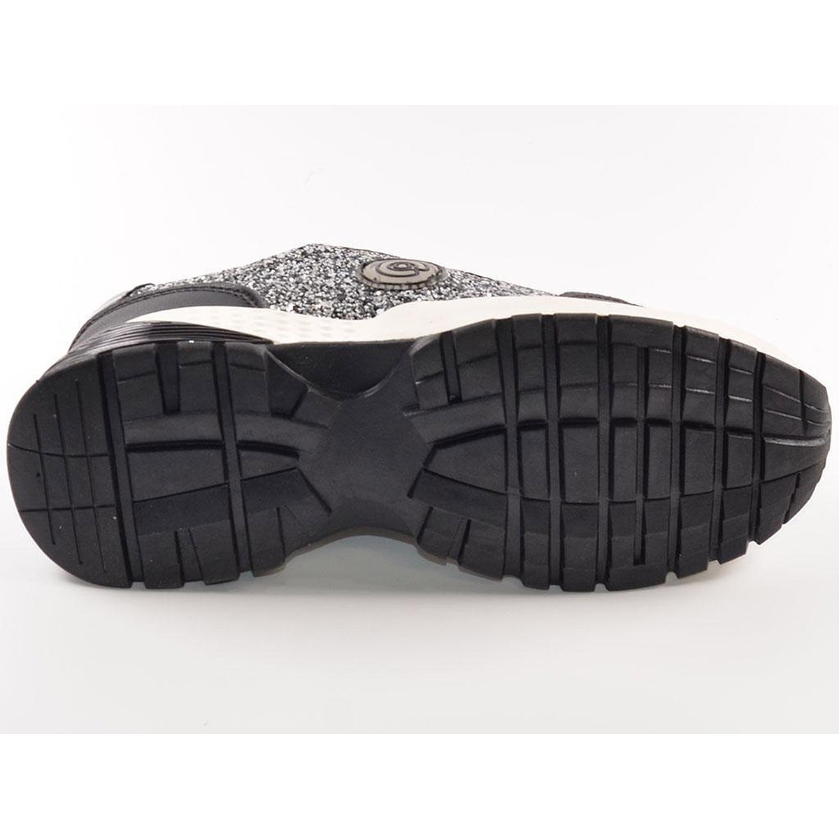 29001 Luces Conguitos Sneaker Sneaker sintético y glitte, luz en el logo del lateral, se ilumina con cada pisada. Cordones y for