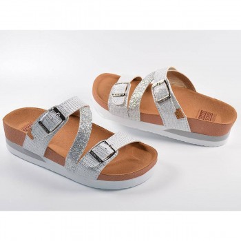 59273 Gioseppo Zueco Sandalia Zueco sintético. Tiras con hebillas ajustables. Plantilla textil, resistente al agua. Piso bio sin 2