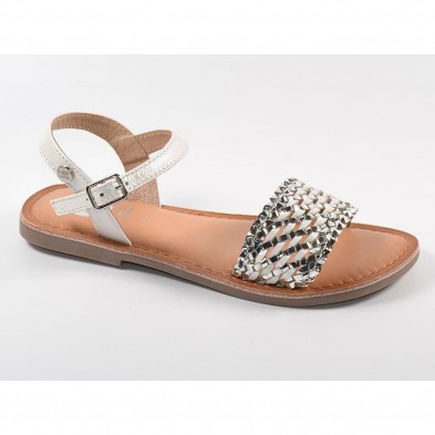 59476 Gioseppo Sandalia Sandalia material sintético. Pala trenzada metalizado y pulsera con hebilla ajustable. Plantilla látex c 59476 Gioseppo Sandalia Sandalia material sintético. Pala trenzada metalizado y pulsera con hebilla ajustable. Plantilla látex c