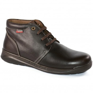 33307 Luisetti Botín Comprar Botín de piel. Forro y plantilla de microfibra transpirable. Cierre en cordones ajustables. Piso de