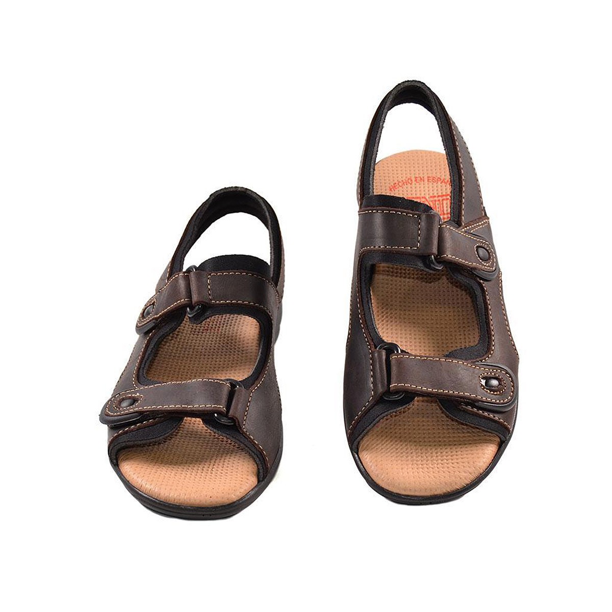 10 Duendy Sandalia Sandalia piel nobuck con forrado interior en textil acolchado. Plantilla piel. Cierre con doble velcro en pal 10 Duendy Sandalia Sandalia piel nobuck con forrado interior en textil acolchado. Plantilla piel. Cierre con doble velcro en pal