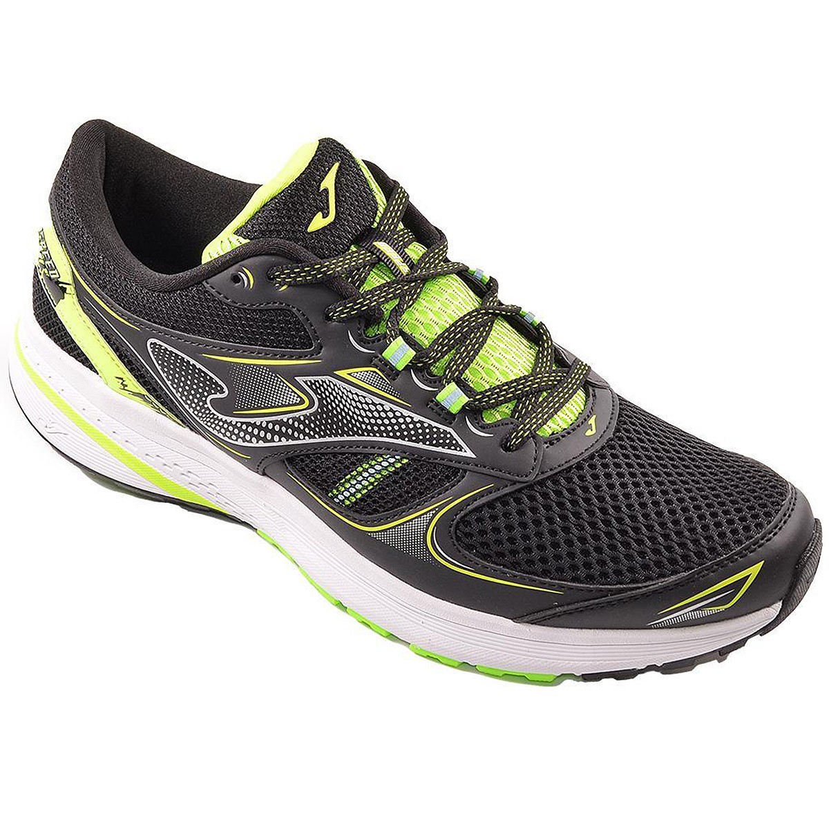 R. Speew2001 Deportivo Zapatilla Deportivo en nylon transpirable y microfibra, cierre en cordones y cuello acolchado. Piso de Ev