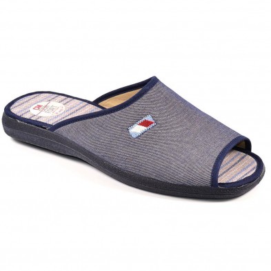 10135 Cmconfort Chancla Sandalia chancla textil con puntera abierta. Plantilla acolchada para un máximo confort. Piso de goma an 10135 Cmconfort Chancla Sandalia chancla textil con puntera abierta. Plantilla acolchada para un máximo confort. Piso de goma an