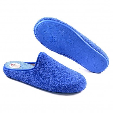 316 Cmconfort Chancla Chancla textil de estar por casa textil. Plantilla interior confort y suela de goma antideslizante, muy fl