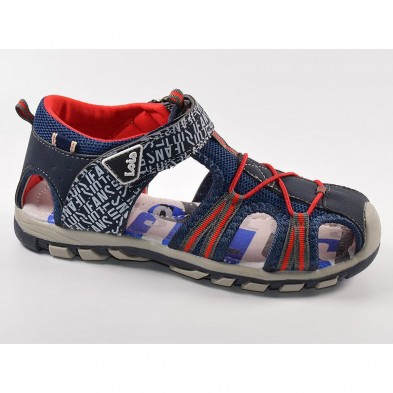 83970 Lois Sandalia Sandalia sintética y textil , forro textil y plantilla acolchada. Cierre de velcro ajustable. Puntera reforz