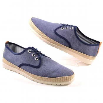 10024 Mediterránea Alpargata Zapatilla alpargata lona ,cierre en cordones. Forro interior textil y plantilla acolchada. Vira de  2