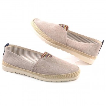 10005 Mediterránea Alpargata Zapatilla alpargata lona ,cierre en cordones. Forro interior textil y plantilla acolchada. Vira de  2