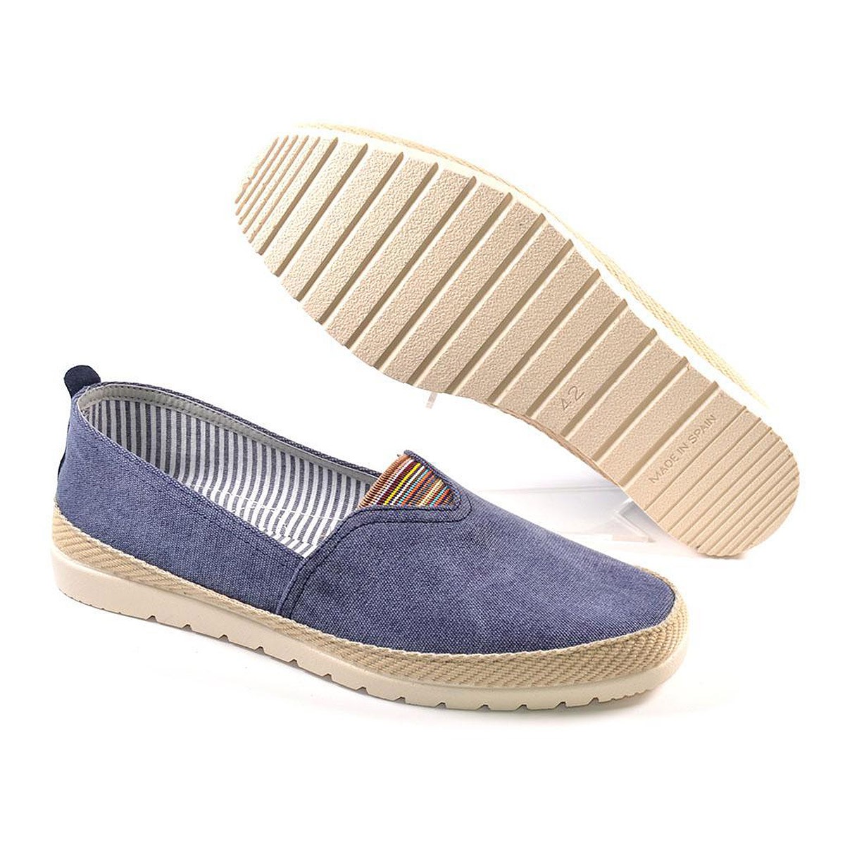 10005 Mediterránea Alpargata Zapatilla alpargata lona ,cierre en cordones. Forro interior textil y plantilla acolchada. Vira de  10005 Mediterránea Alpargata Zapatilla alpargata lona ,cierre en cordones. Forro interior textil y plantilla acolchada. Vira de