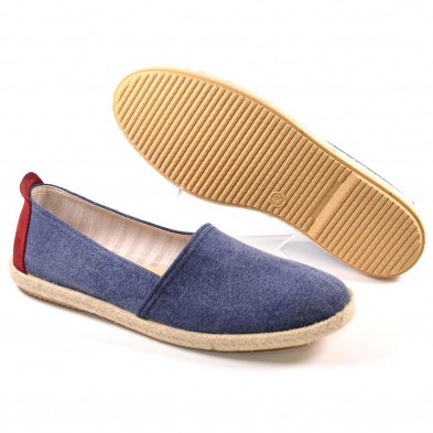 92 Mediterránea Alpargata Zapatilla alpargata lona, forro textil y plantilla acolchada. Piso de yute con suela antideslizante, m