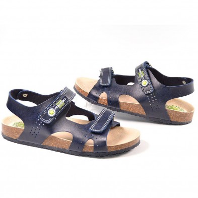 596820 Pablosky Sandalia Sandalia bio sintético, con doble velcro ajustable. Plantilla textil transpirable y anti bacteria. Piso