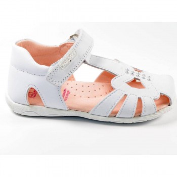 073000 Pablosky Sandalia Sandalia de piel. Talón reforzado, velcro ajustable. Plantilla acolchada, super absorbente y anti bacte 2