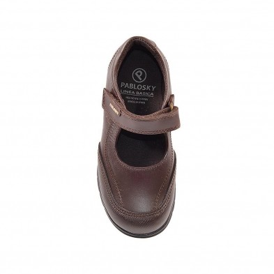 310190 Pablosky Zapato Colegial Zapato colegial de piel y puntera reforzada. Forro y plantilla textil inTech transpirable. Velcr 310190 Pablosky Zapato Colegial Zapato colegial de piel y puntera reforzada. Forro y plantilla textil inTech transpirable. Velcr