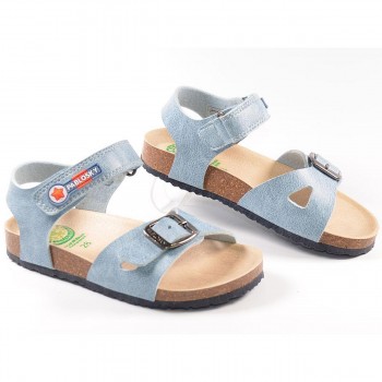 589840 Pablosky Sandalia Sandalia bio sintética. Pala con hebilla y talón con velcro. Plantilla textil transpirable y antibacter 2