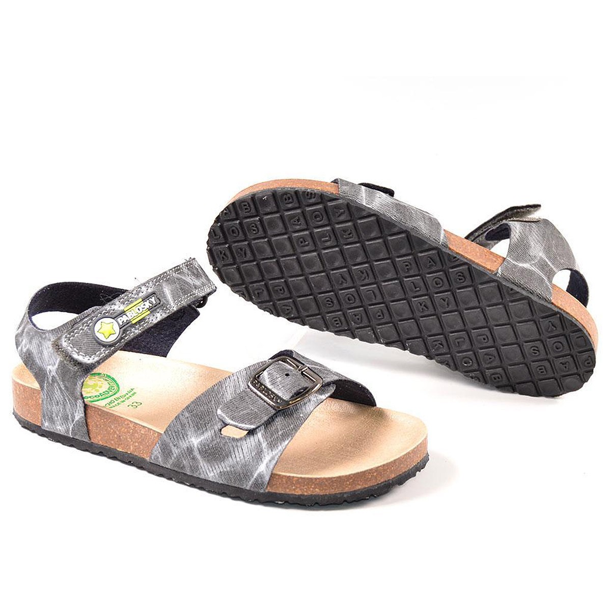 590210 Pablosky Sandalia Sandalia sintética. Pala con cierre de hebilla y talon con cierre en velcro. Plantilla textil transpira