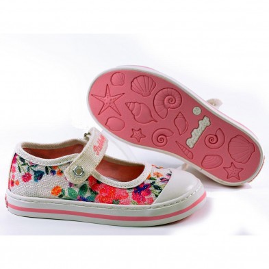 953500 Pablosky Zapatilla Comprar Zapatilla lona estampada, forro textil y plantilla de piel extraíble con velcro. Puntera de go