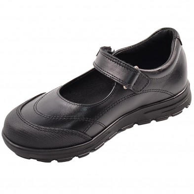 334210 Pablosky Zapato Colegial Zapato colegial de piel y puntera reforzada. Forro y plantilla textil transpirable.Con velcro. S