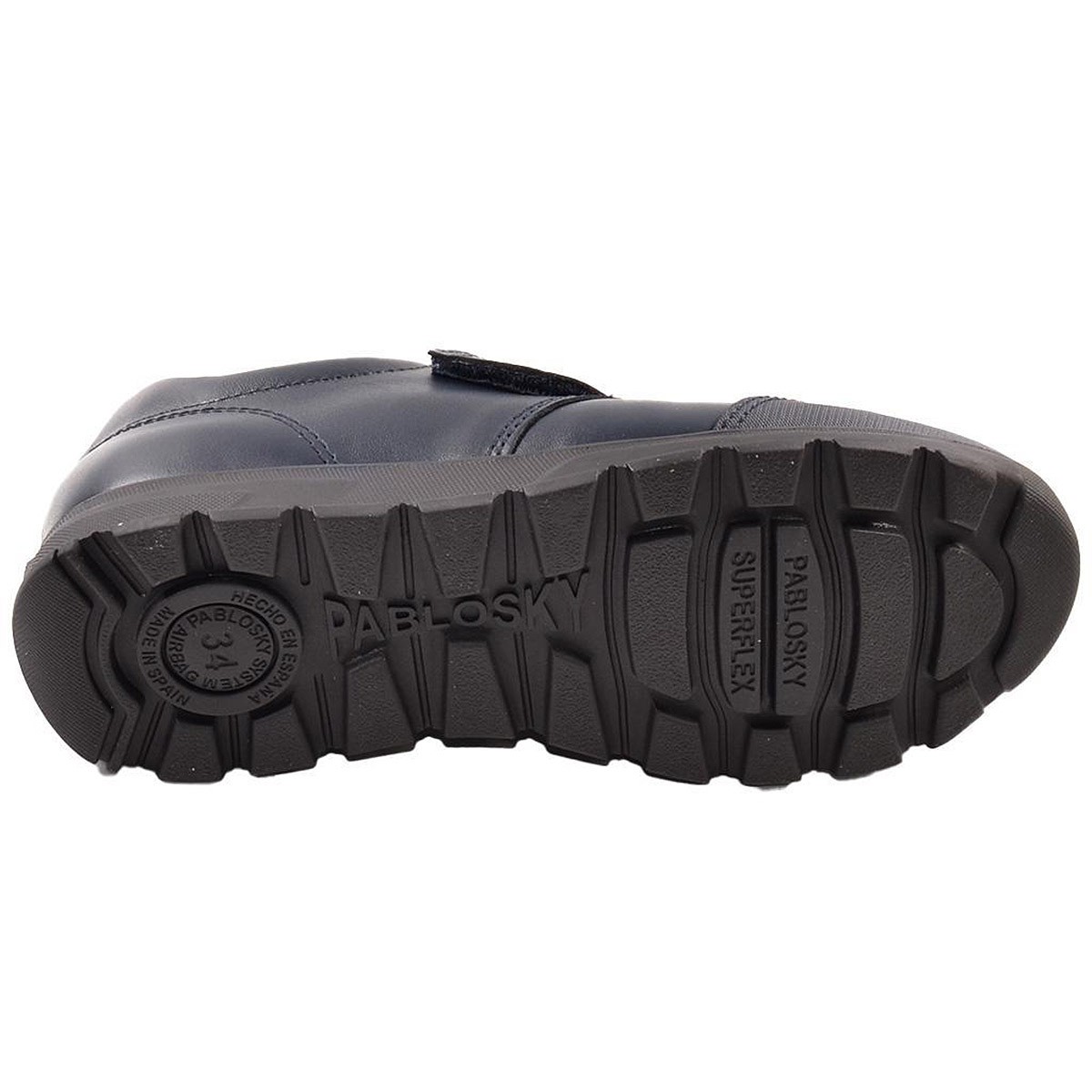 334510 Pablosky Zapato Colegial Comprar Zapato colegial de piel y puntera reforzada. Forro y plantilla textil inTech transpirabl