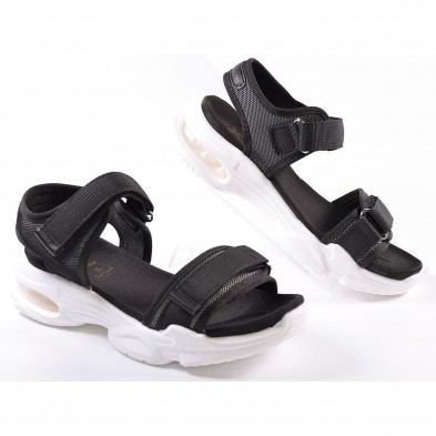 57619 Xti Sandalia Sandalia material textil, tiras con velcro en pala y tobillo. Planta acolchada, muy confortable y piso de pla