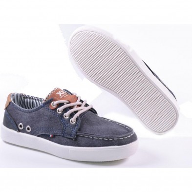 56724 Xti Kids Zapato Comprar Zapato náutico textil con cordones. Piso con suela de goma, flexible y antideslizante.