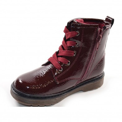 56949 Xti Botín Comprar Botín sintético charol, forro y plantilla textil acolchado. Cierre con cremallera interior y cordones aj 56949 Xti Botín Comprar Botín sintético charol, forro y plantilla textil acolchado. Cierre con cremallera interior y cordones aj