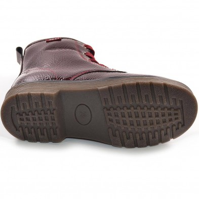 56949 Xti Botín Comprar Botín sintético charol, forro y plantilla textil acolchado. Cierre con cremallera interior y cordones aj 56949 Xti Botín Comprar Botín sintético charol, forro y plantilla textil acolchado. Cierre con cremallera interior y cordones aj