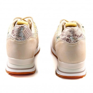 Diana Yumas Sneaker Sneaker de nylon perforado y sintético. Cierre en cordones ajustable. Plantilla textil con cuña interior lát