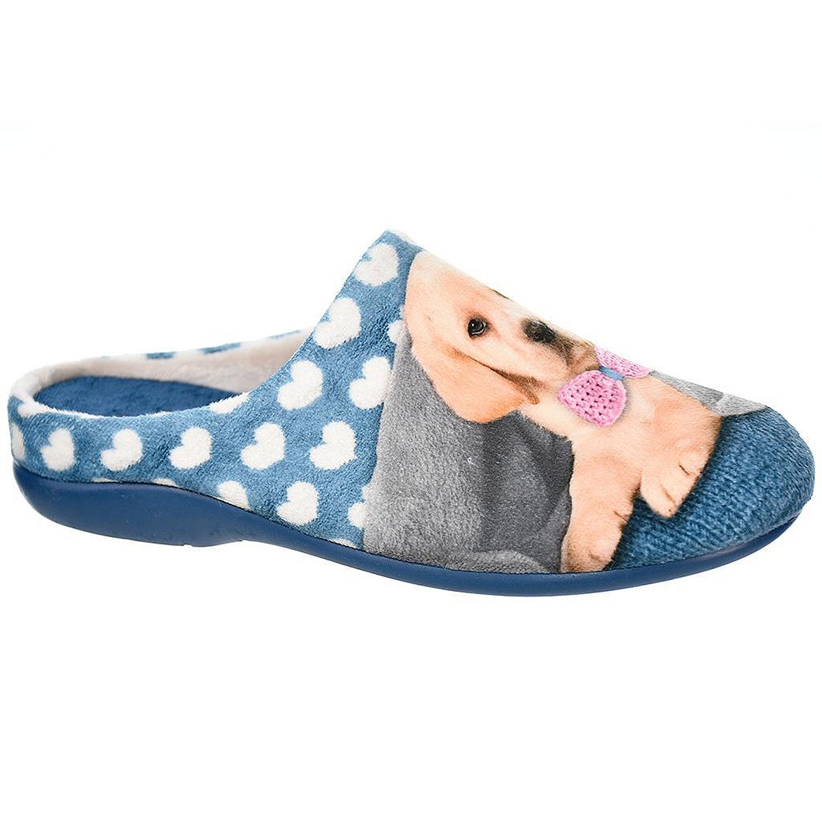 10451 Cmconfort Zapatilla Casa Comprar Zapatilla destalonada, fabricada en textil muy suave y plantilla acolchada. Piso de goma 