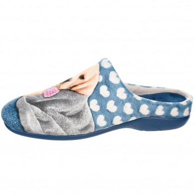 10451 Cmconfort Zapatilla Casa Comprar Zapatilla destalonada, fabricada en textil muy suave y plantilla acolchada. Piso de goma 