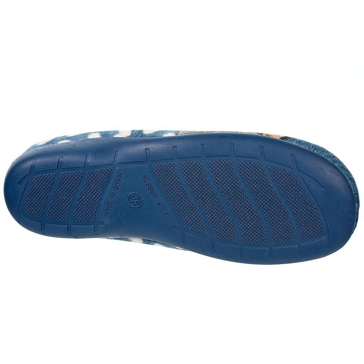 10451 Cmconfort Zapatilla Casa Comprar Zapatilla destalonada, fabricada en textil muy suave y plantilla acolchada. Piso de goma 