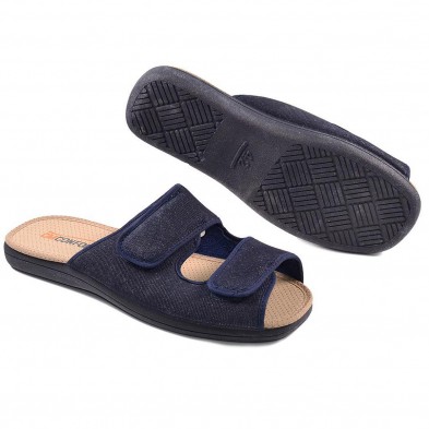 333 Cmconfort Zueco Sandalia tipo Zueco textil ancho especial, foro acolchado transpirable, cierre con doble velcro. Piso de gom 333 Cmconfort Zueco Sandalia tipo Zueco textil ancho especial, foro acolchado transpirable, cierre con doble velcro. Piso de gom