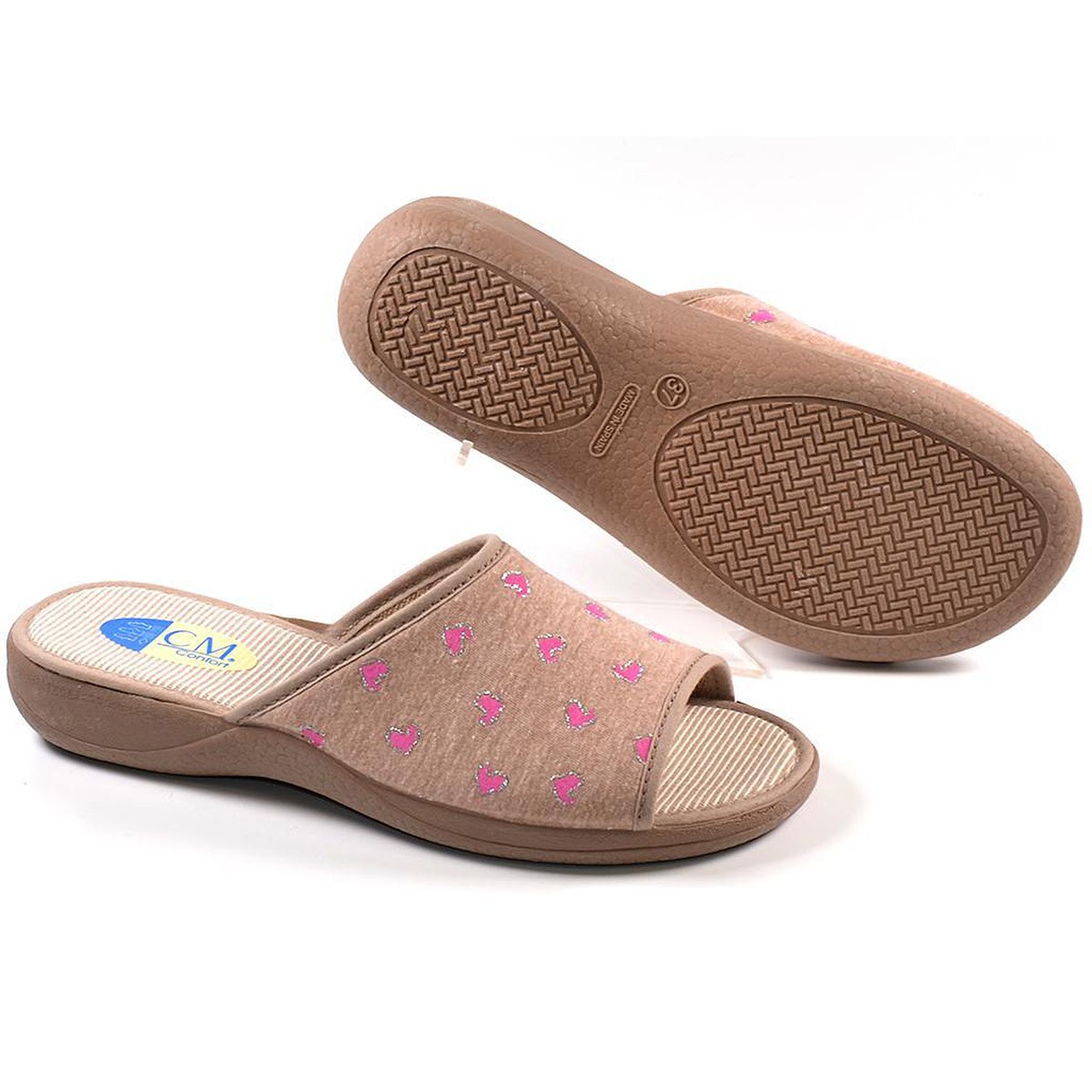 319 Cmconfort Zapatilla Casa Zapatilla de estar por casa. Textil y puntera abierta. Plantilla acolchada para un máximo confort.  319 Cmconfort Zapatilla Casa Zapatilla de estar por casa. Textil y puntera abierta. Plantilla acolchada para un máximo confort.