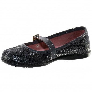 10271 Conguitos Zapato Mercedes Zapato mercedes en material sintético metalizado. Forrado interior en textil y cierre con hebill
