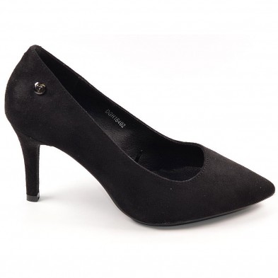 16402 D'Angela Zapato Comprar Zapato salón textil, forro sintético con planta en piel. Piso de caucho y tacón de 8cm. de altura.