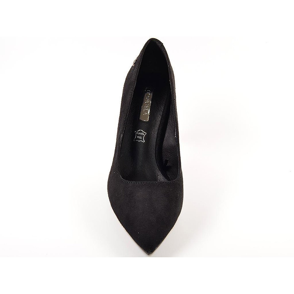 16402 D'Angela Zapato Comprar Zapato salón textil, forro sintético con planta en piel. Piso de caucho y tacón de 8cm. de altura.