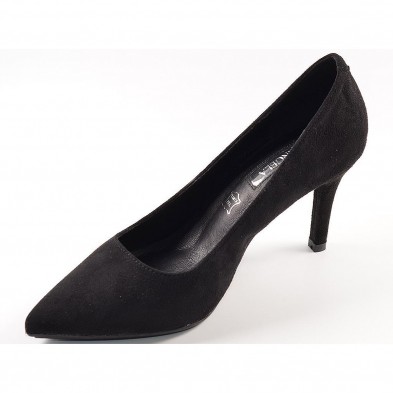 16402 D'Angela Zapato Comprar Zapato salón textil, forro sintético con planta en piel. Piso de caucho y tacón de 8cm. de altura.