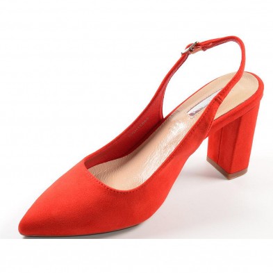 15689 D'Angela Zapato Comprar Zapato salón destalonado en antelina y planta de piel. Cierre con hebilla. Tacón ancho forrado en  15689 D'Angela Zapato Comprar Zapato salón destalonado en antelina y planta de piel. Cierre con hebilla. Tacón ancho forrado en