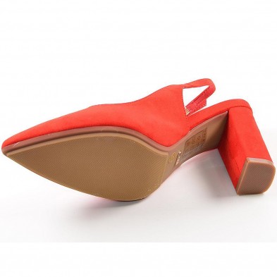 15689 D'Angela Zapato Comprar Zapato salón destalonado en antelina y planta de piel. Cierre con hebilla. Tacón ancho forrado en  15689 D'Angela Zapato Comprar Zapato salón destalonado en antelina y planta de piel. Cierre con hebilla. Tacón ancho forrado en