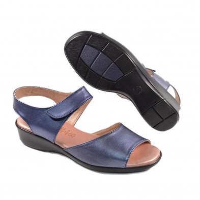 500 Miba Sandalia Confort Sandalia piel y forro piel, cierre pulsera con velcro , para un ajuste perfecto. Plantilla piel confor