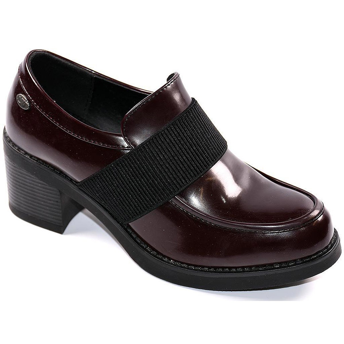 6311 Isteria Zapato Comprar Zapato de charol, con elástico interior y exterior. Piso de goma con tacón ancho de 5cm.