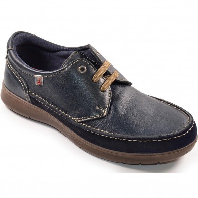 27901 Luisetti Zapato Comprar Zapato Mocasín de piel, forro textil y plantilla acolchada textil extraíble. Cordones ajustables. 