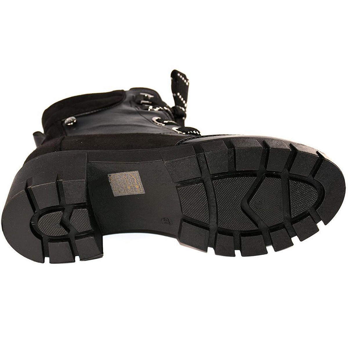 20102 D'Angela Botín Comprar Botín militar sintético y textil. Cierre en cordones y cremallera. Forro y plantilla en textil acol