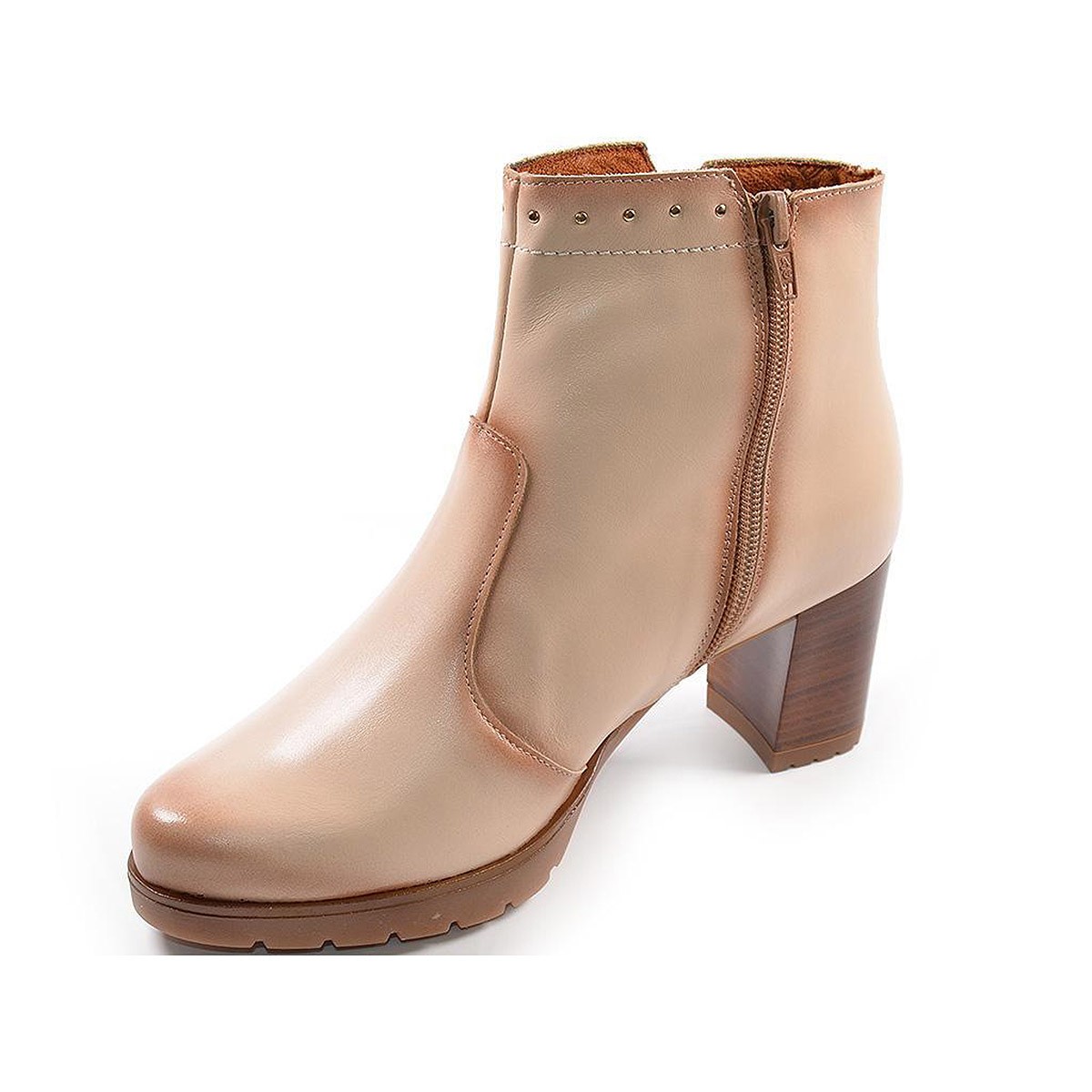 Leury2 Desireé Botín Comprar Botín piel. Forro textil Dry Adsorber, plantilla de piel acolchada. Cierre con cremallera lateral. 