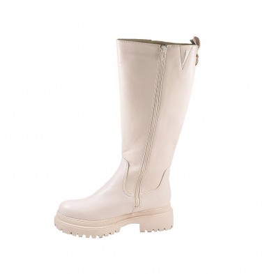 21225 Isteria Bota 21225 ISTERIA. Bota caña alta en material sintético y forrado interior textil. Cierre con cremallera interior