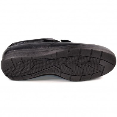 3805 Baerchi Zapato Zapato mocasín piel. Forro textil y plantilla memory stride. Cierre con doble velcro, Suela antideslizante. 