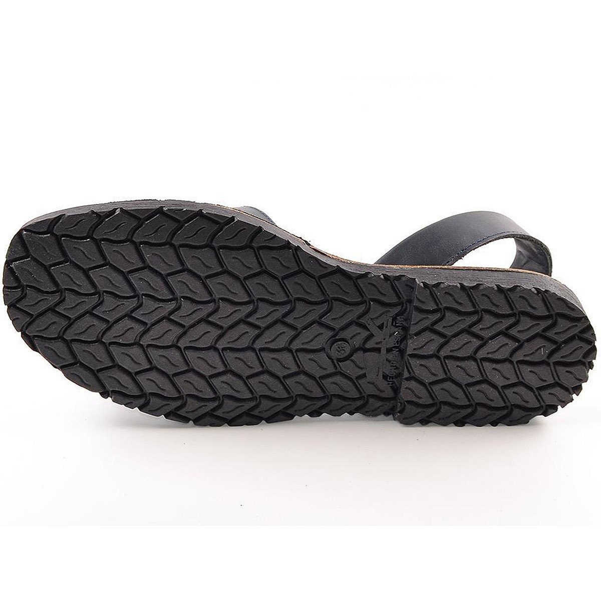 T-1-S Crecendo Sandalia Ibicenca Sandalia Ibicenca de piel, con cierre de velcro ajustable. Planta en piel y piso de goma antide