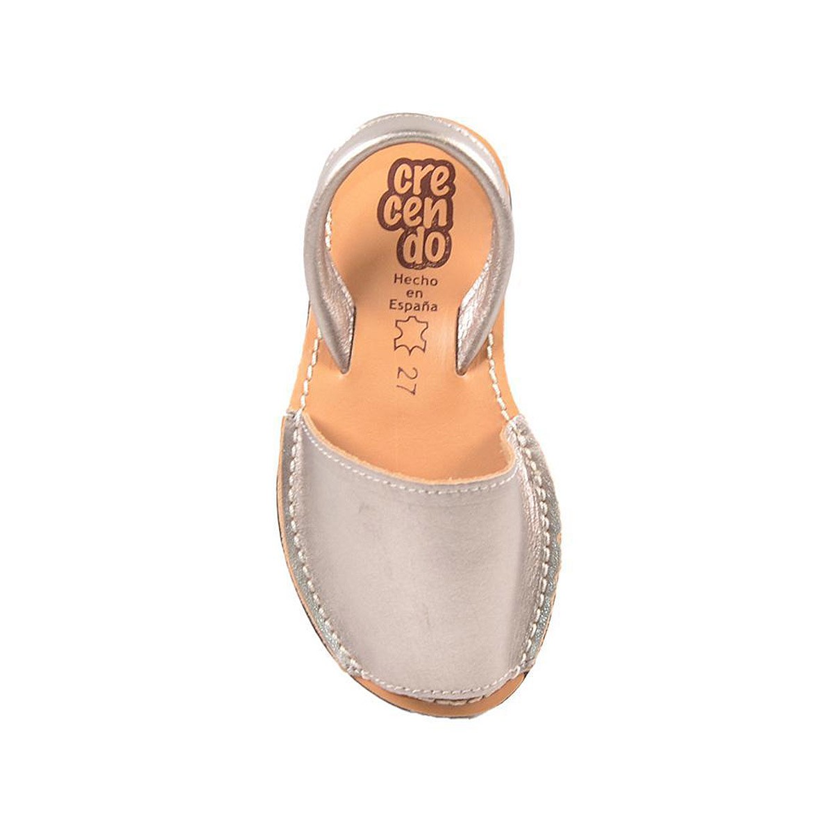 T-1-C. Crecendo Sandalia Ibicenca Sandalia Ibicenca en material piel, con cierre de velcro ajustable. Planta en piel y piso de g